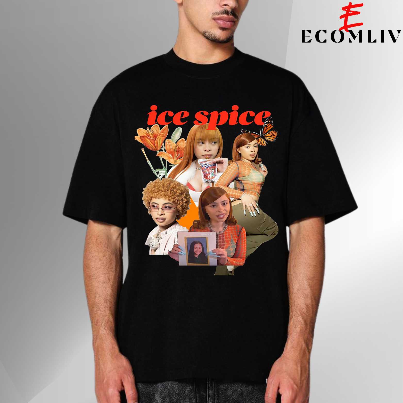 Tour Vibe Tee, Ice Spice Performance Shirt, Streetwear Merch